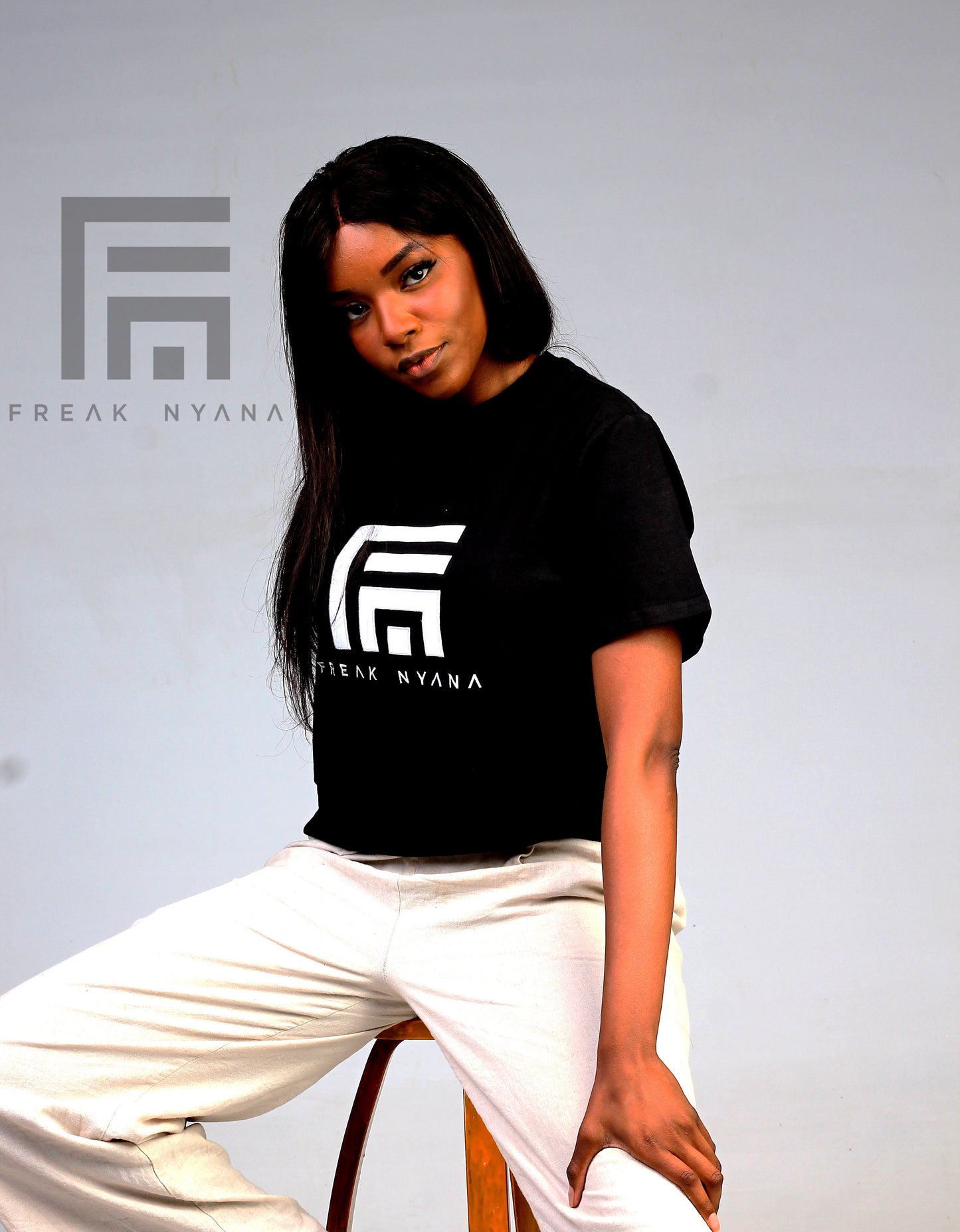 Ladies Applique Freak Nyana Tee