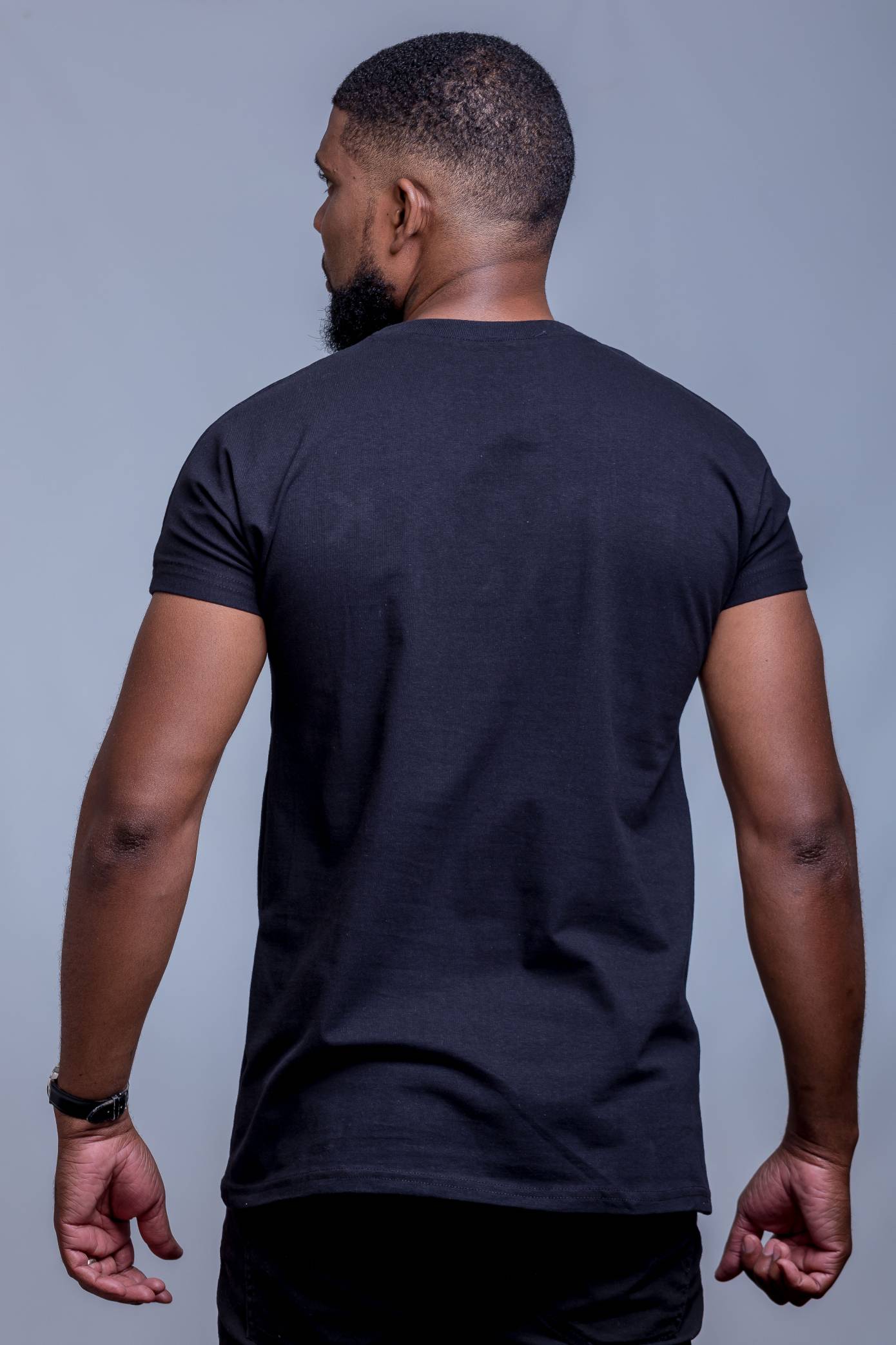 Mens Logo Tee with solar red Vynl
