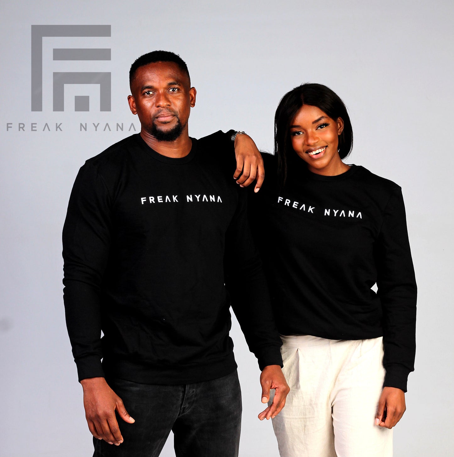 Mens Black Freak Nyana Sweater