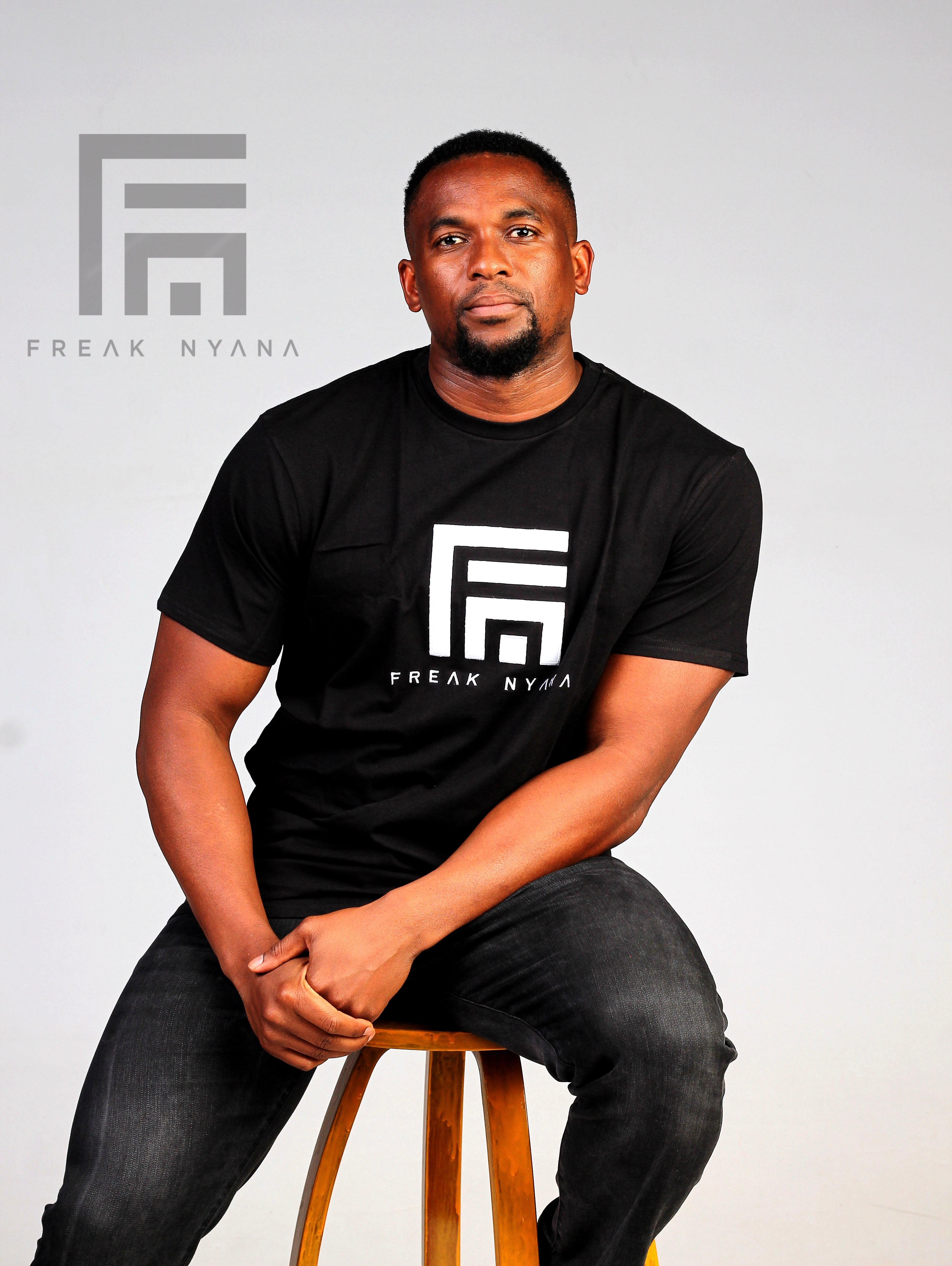 Mens Applique Freak Nyana Tee