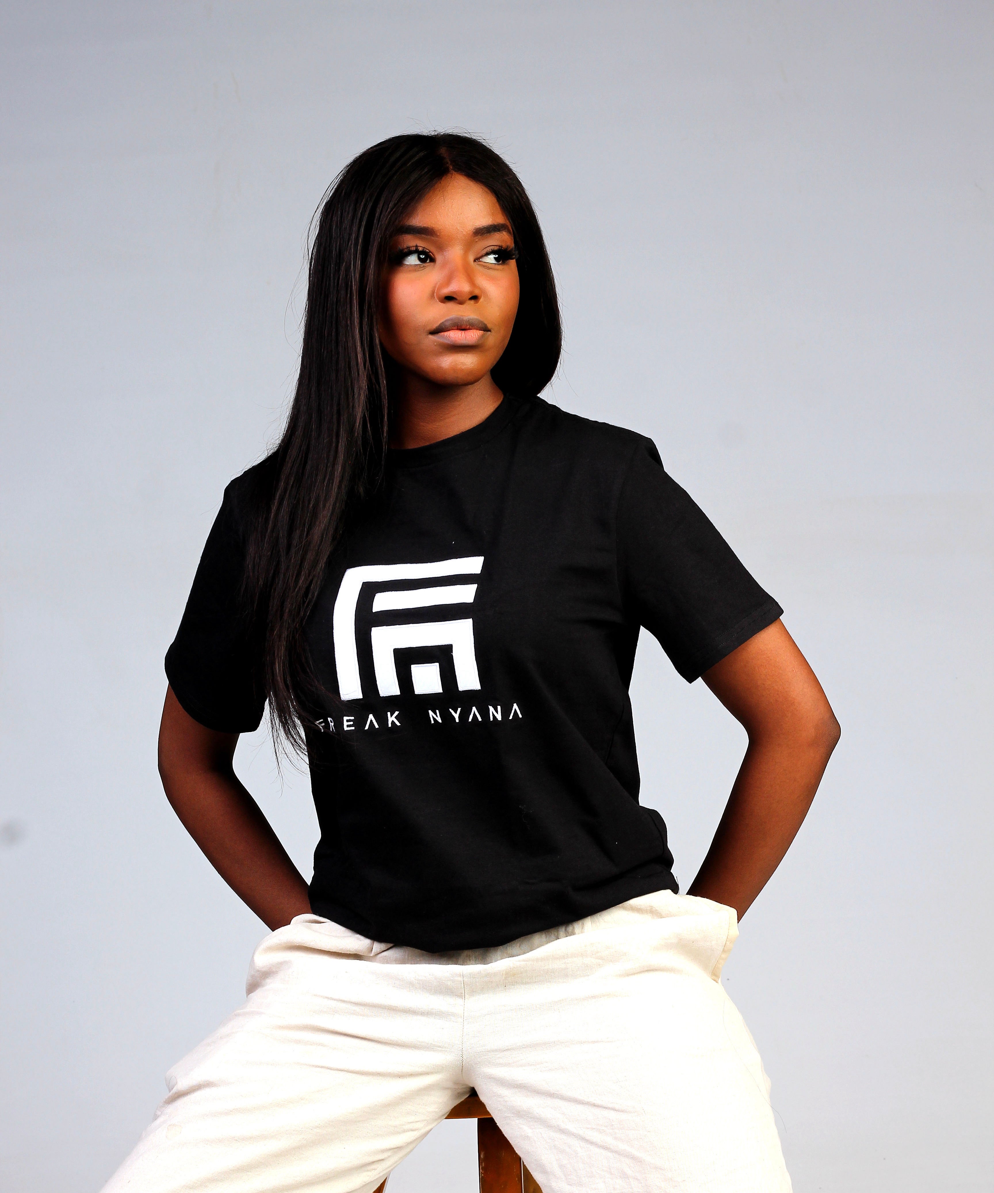 Ladies Applique Freak Nyana Tee