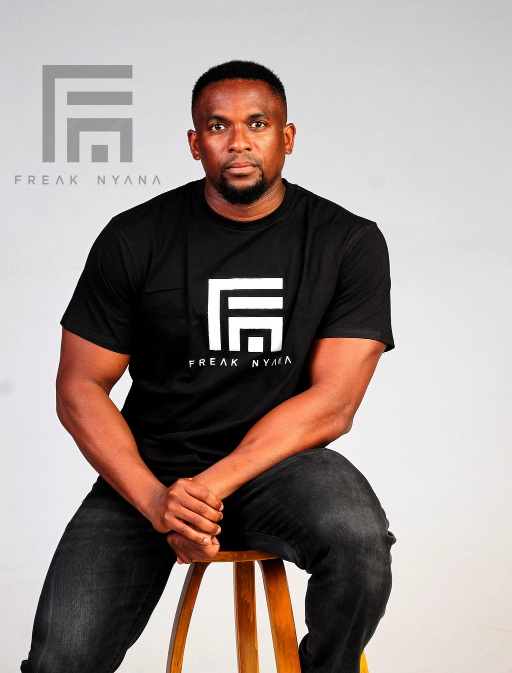 Mens Applique Freak Nyana Tee