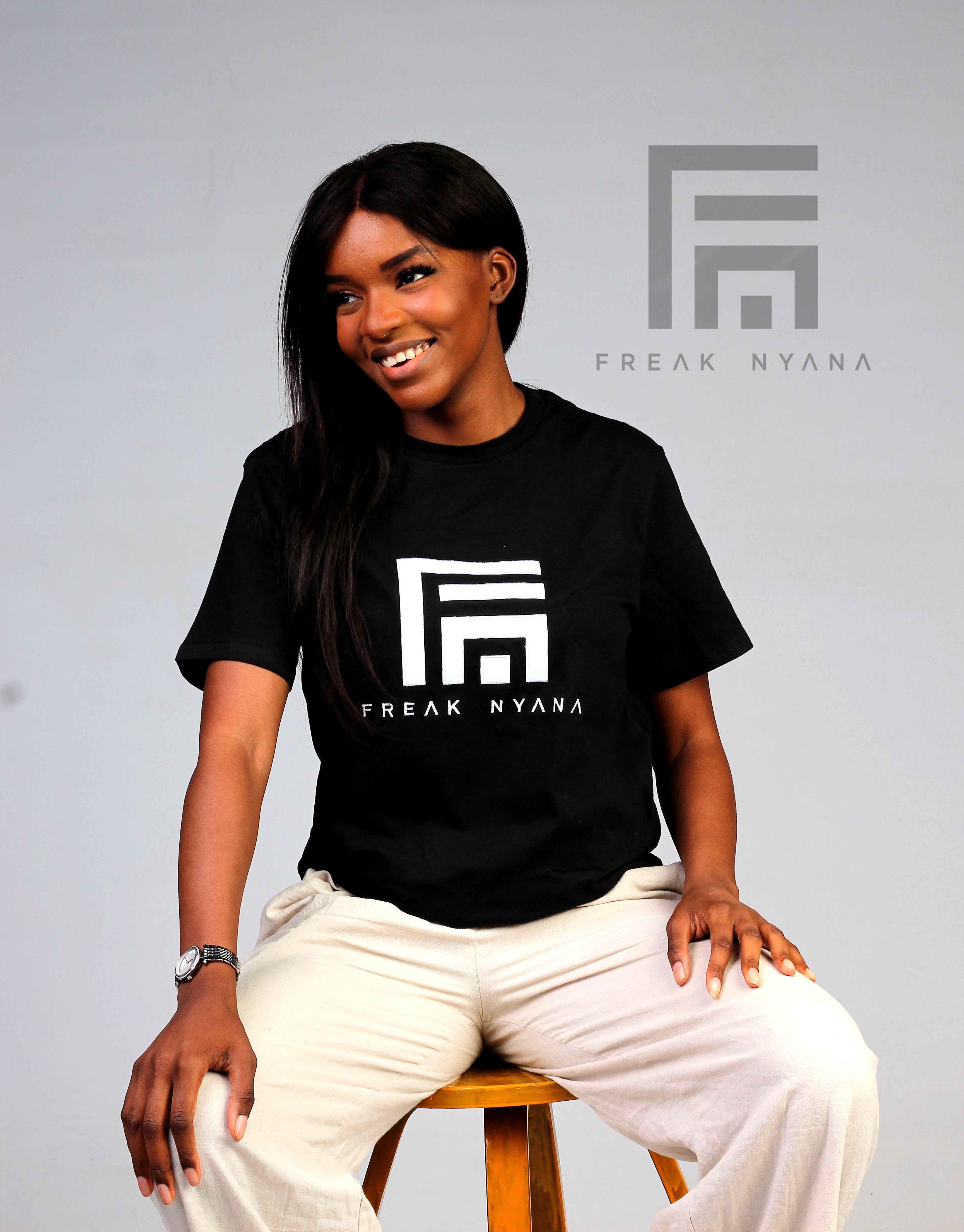 Ladies Applique Freak Nyana Tee