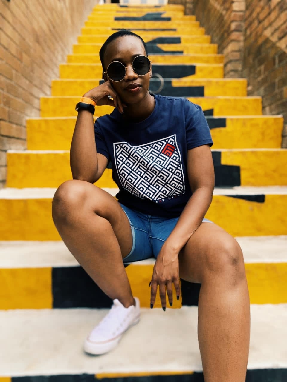 Ladies Mosaic Freak Nyana Tee