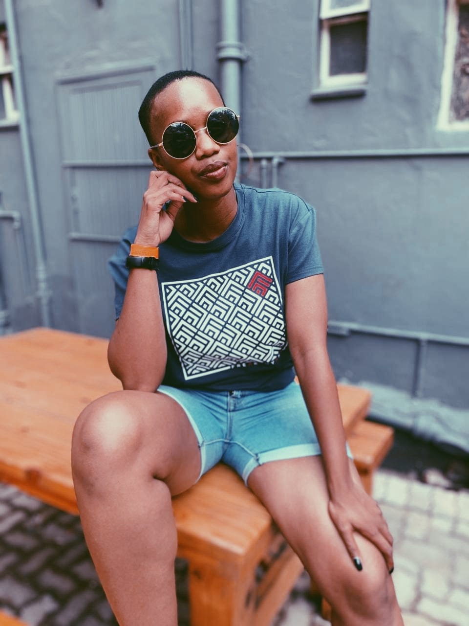 Ladies Mosaic Freak Nyana Tee