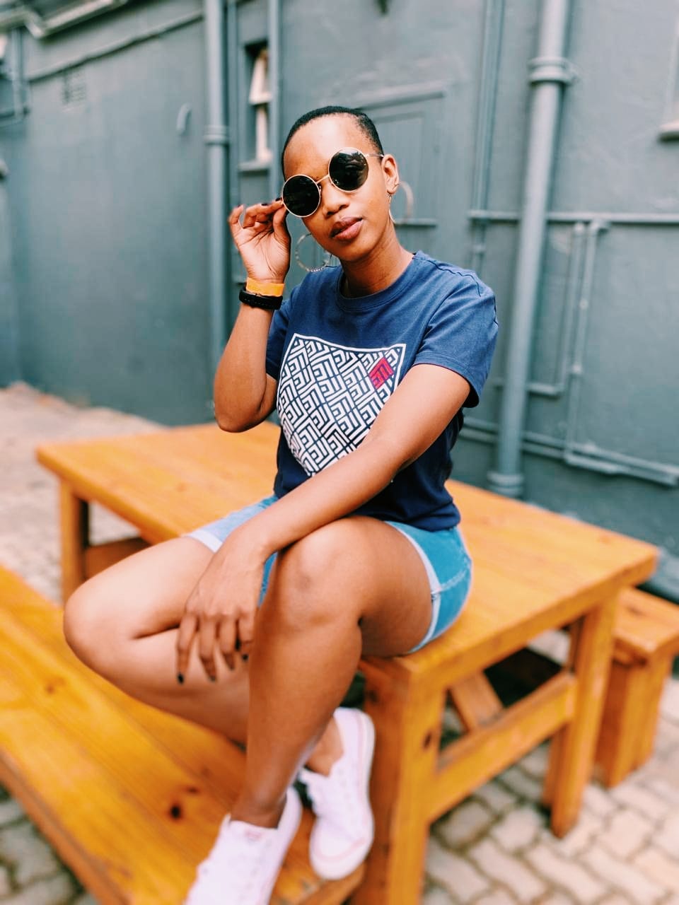 Ladies Mosaic Freak Nyana Tee