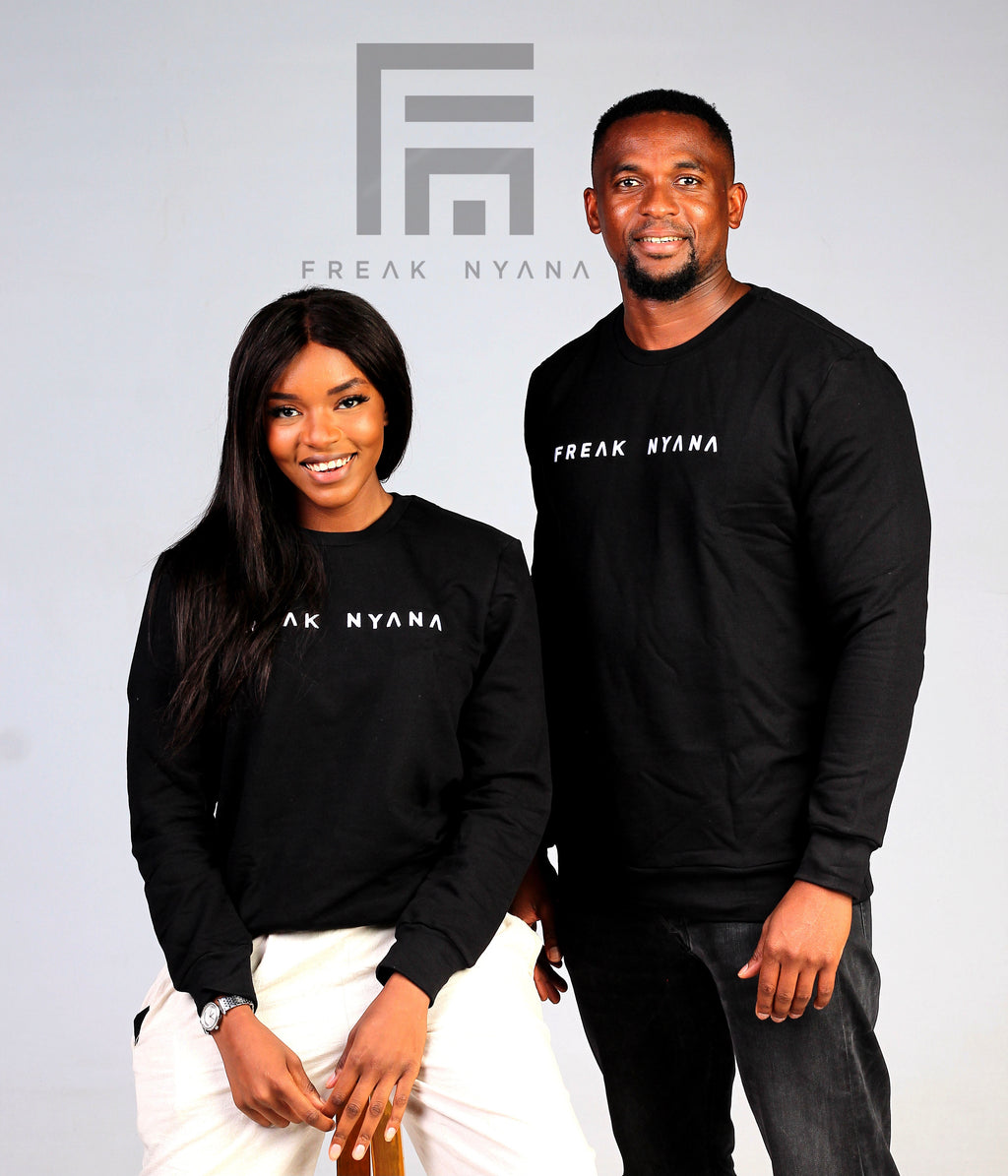 Mens Black Freak Nyana Sweater