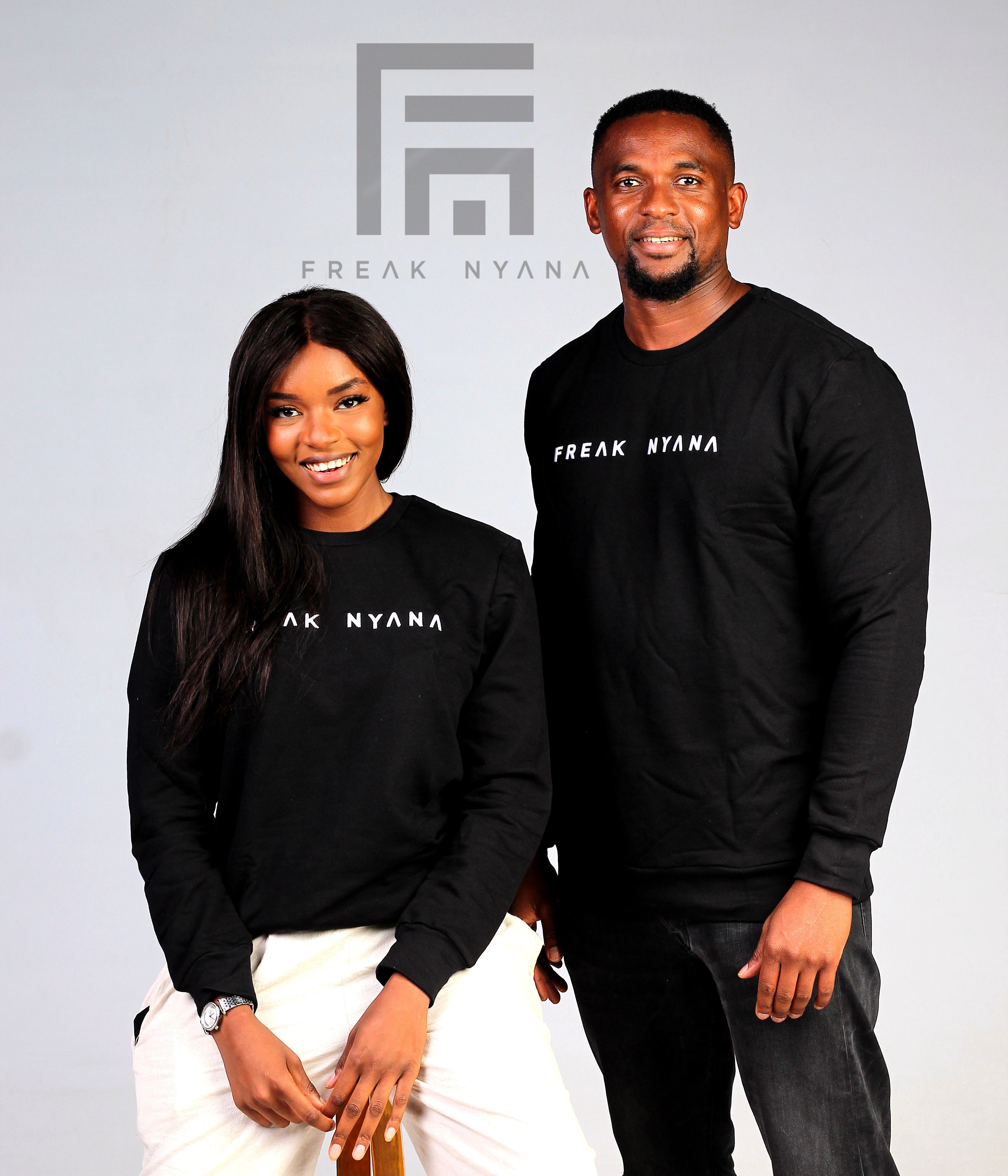 Mens Black Freak Nyana Sweater