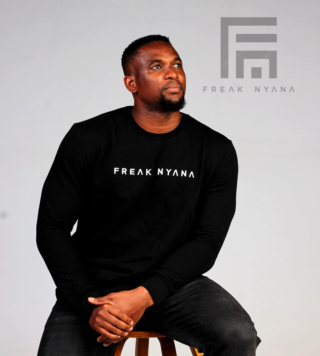 Mens Black Freak Nyana Sweater