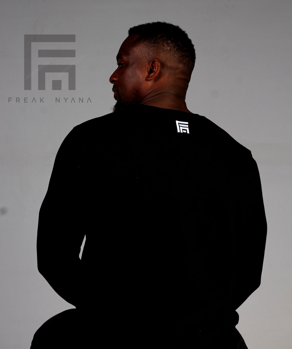 Mens Black Freak Nyana Sweater